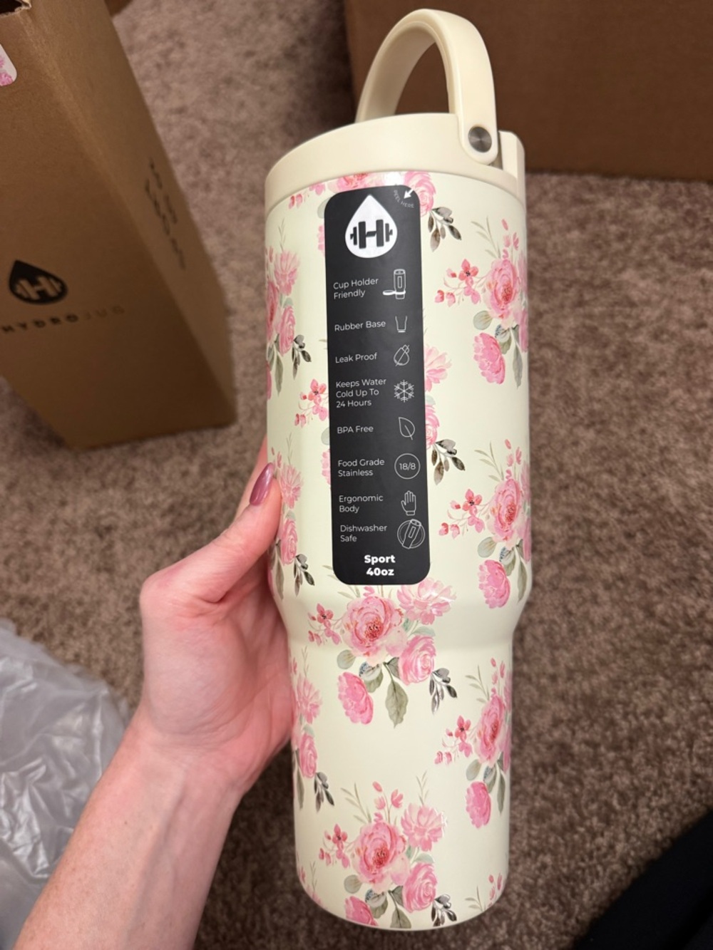 NWT HydroJug Keepsake 40oz Sport